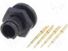 EN2P4M22 Разъем: круглый; Серия: EN2; гнездо; "папа"; Покрытие: позолота; 5А