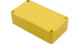 1590BYL Die Cast Stomp Box, 60.5 x 112.4 x 31 mm, Aluminium,  Yellow