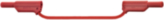 XVS-4075 200CM GREY, Safety test lead diam. 4 mm grey 200 cm CAT II CAT III, Staubli (former Multi-Contact )