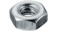 RND 610-00485 Hex Nut, M3, 2.4mm, Stainless Steel