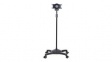 STNDTBLTMOB Adjustable Mobile Stand with Lockable Wheels for Tablets up to 11"