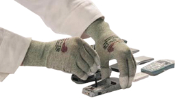 CAMAPUR COMFORT ANTISTATIK 624 brown Size=10/XL, Safety gloves ESD Size=10/XL light brown Pair, KCL