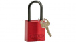 834864 Aluminuim Padlock-Compact;Red;Aluminium