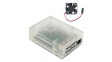 PIS-1125 Enclosure with Cooling Fan for Raspberry Pi, Transparent