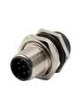 RND 205-01187, M12 Straight Plug Circular Sensor Connector, 8 Poles, A-Coded, Solder, RND Connect