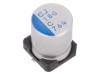 PCJ1C181MCL1GS Конденсатор: полимерный; 180мкФ; 16ВDC; ESR:18мОм; PCJ; SMD; ±20%