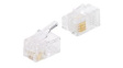 PGF64 Modular Plug, RJ11, 4 Contacts, 6 Positions