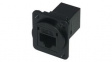 FACK4DPM Panel Mount Coupler RJ45 Socket - RJ45 Socket