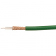 RG59B/U GREEN Coaxial cable   1 x0.58 mm Steel wire, copper plated (StCu)