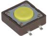 DTSM-21Y-V-B Микропереключатель; 1; SPST-NO; 0,05A/12ВDC; SMT; 5,2Н; 12x12мм