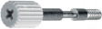 1-1393561-9 V42254-A112-V9 Knurled screw Grey UNC 4-40