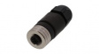 1300340007 Micro-Change (M12) Drop Connector Threaded Single Keyway Straight Female 5 Poles