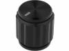 GC6.4-15X16.5 Ручка; с указателем; алюминий; Диам.оси:6,35мм; O15x16,5мм