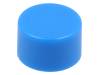 0862.8104, Клавиша; 10мм; круглая; синий; Назначение:1241.16, Schurter
