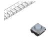 EVPBD6C1A000 Микропереключатель TACT; SPST; 0,02A/15ВDC; 3,5Н; 4мм; -40?90°C