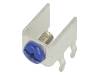 7695-5, Наконечник: винтовой зажим; THT, зажим под винт; синий; 7,5x5мм, Keystone