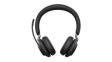 26599-999-999 Headset, Evolve 2-65, Stereo, On-Ear, 20kHz, USB/Bluetooth, Black
