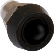 RTM5040 LED holder chrome, black 5 mm