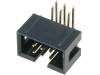 T821106A1R100CEU Гнездо; IDC; "папа"; PIN:6; угловой 90°; THT; позолота; 2,54мм
