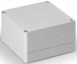 SPCP131308LG Cubo S 125 x 125 x 75 мм, 25 мм основание, глухая стенка, серая крышка, PC, IP 6