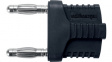 KURZ 19-4 IG MB Ni / SW Jumper plug diam. 4 mm Black