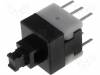 BS-800-N Микропереключатель; 1; DPDT; 0,1A/30ВDC; THT; 1,6Н; 8x8мм; 13,5мм