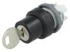 1SFA611282R1003 Переключатель: поворотный с ключом; 2; 22мм; черный; IP66; O22,5мм