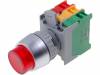 LBL22-1O/C R, W/O LAMP Переключатель: кнопочный; 1; NC + NO; 3A/230ВAC; 22мм; красный