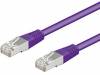 F/UTP5-CCA-500VI Patch cord; F/UTP; 5e; многопров; CCA; ПВХ; фиолетовый; 50м