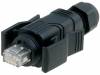 VS-08-RJ45-5-Q/IP67-BK 1658493 Вилка; RJ45; Variosub; PIN:8; позолота; Конфиг.выводов:8p8c; 5?8мм