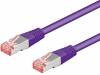 93342 Patch cord; S/FTP; 6; многопров; Cu; LSZH; фиолетовый; 0,25м