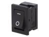 DS-850K-S-IO-K ROCKER; SPST; Положения:2; ON-OFF; 3A/250ВAC; черный; отсутствует