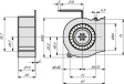 RL 65-21/14 Радиальный вентилятор для постоянного тока 97 x 93.5 x 33 mm 24 VDC