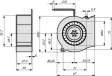 RL65-21/14 Вентилятор: DC; blower; 97x94x33мм; 55м3/ч; 62дБА; шариковый