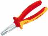 KNP.2006160, Щипцы; изолированные, с плоскими губками; 160мм, Knipex