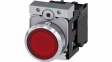 3SU11520AB201CA0 SIRIUS ACT Illuminated Push-Button complete Metal, glossy, red