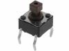 DTS-644N Микропереключатель; 1; SPST-NO; 0,05A/12ВDC; THT; 1,6Н; 6,2x6,2мм