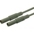 MLS GG 100/2.5 GRAU / GREY Safety test lead diam. 4 mm grey 100 cm CAT III
