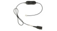88001-03 Jabra GN1216 Avaya Cable, QD - RJ9, 800mm