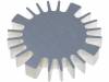 SK56910AL, Радиатор; для диод LED; O:60мм; H:10мм; 2,1К/Вт, Fischer Elektronik