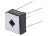 MP606 Однофазный выпрямительный мост; Urmax:600В; If:6А; Ifsm:175А