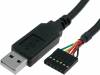 TTL-232R-3V3, Модуль: проводной встроенный; провод; USB A, штыревое гнездо, FTDI
