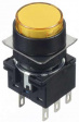 LB1L-A1T64Y Illuminated Pushbutton Switch, 5 A, 250 V