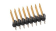 10-97-7166 2.54mm Pitch C-Grid Breakaway Header Dual Row Vertical High Temperature 16 Circuits 0.38um Gold 2.79mm PC Tail