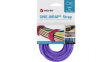 VEL-OW64807 VELCRO Hook and Loop Fastener, 25 mm x 300 mm, Purple