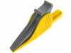 5066-IEC-GE Crocodile clip; 36A; 1kVDC; yellow; Grip capac: max.41mm