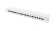 DN-91624S-EA 10GbE Patch Panel, Cat.6a, 24x RJ45, 19"