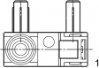 ASQ14410 Micro switch 0.10 ADC Plunger Sliding contacts 1 change-over (CO)
