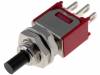 IC1508P1B5M1QE Переключатель: кнопочный; Положения: 2; SPDT; 1A/125ВAC; 1A/28ВDC