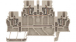 1791100000 ZDK 1.5 terminal block z series tension clamp, 0.5...1.5 mm2 500 vac 17.5 a dark